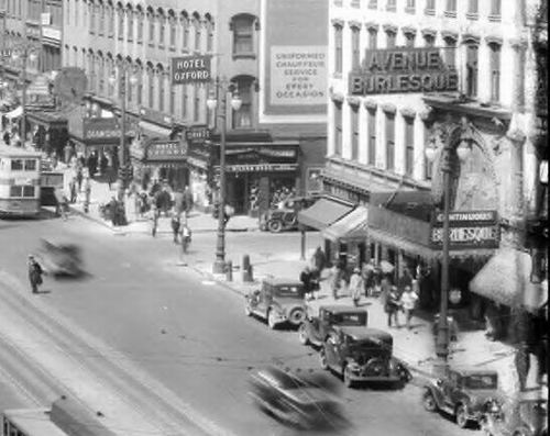 Avenue Theatre - Old Photo From Wayne State Library